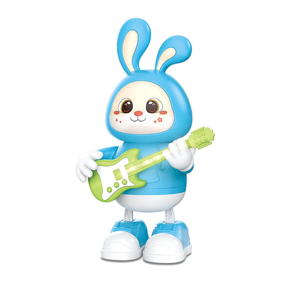 Amazon.com: Miracland Bunny Guitarist - Dancing Rabbit Toy with